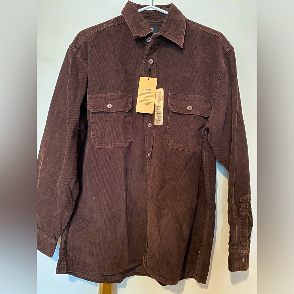 Corduroy men’s AZUR work shirts